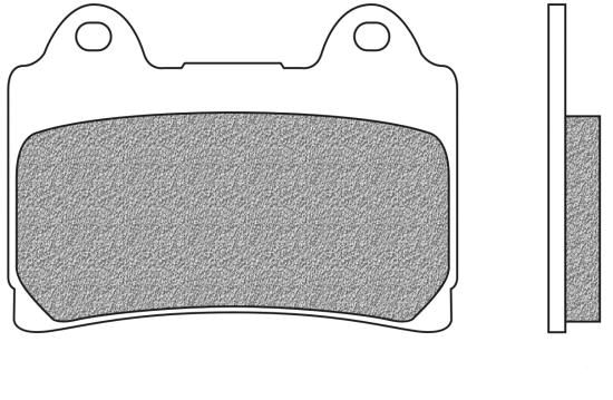 Bremsbeläge vorne organische Version Typ FD.0177 für Yamaha FJ 1200, FZR 750, SRX 600, XJR 1200, XV (700177)