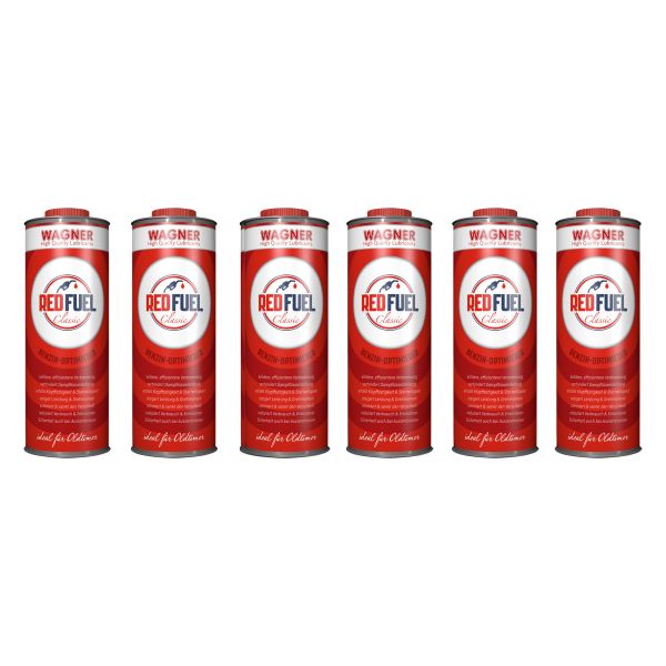 6x Wagner Red Fuel Classic 1 Liter – Benzin-Optimierer für Oldtimer, Youngtimer & hochverdichtende Motoren kaufen (20000530016)