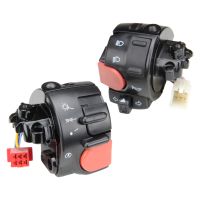 Schaltereinheit Armatur inkl. Halter/Rückseite links + rechts für Yamaha Aerox / MBK Nitro (bis 2002) (105864)