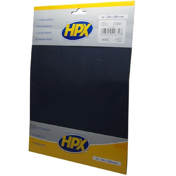 Presto HPX Schleifpapier 230x280 mm 4-er Set Nass Körnung 240/400/600 (PR235940)