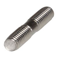 Lot De 10 Goujons M6 DIN 835 - Goujons Collecteur Échappement Et Carburateur Acier Inoxydable