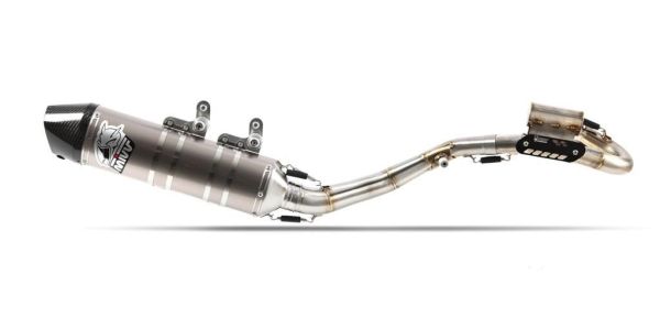 Mivv STRONGER CROSS new Schalldämpfer OVAL Komplettanlage 1x1 Edelstahl Carbon Cap für KTM SX-F 250 BJ 2011 > 2012 (M.KT.022.SXC.F)