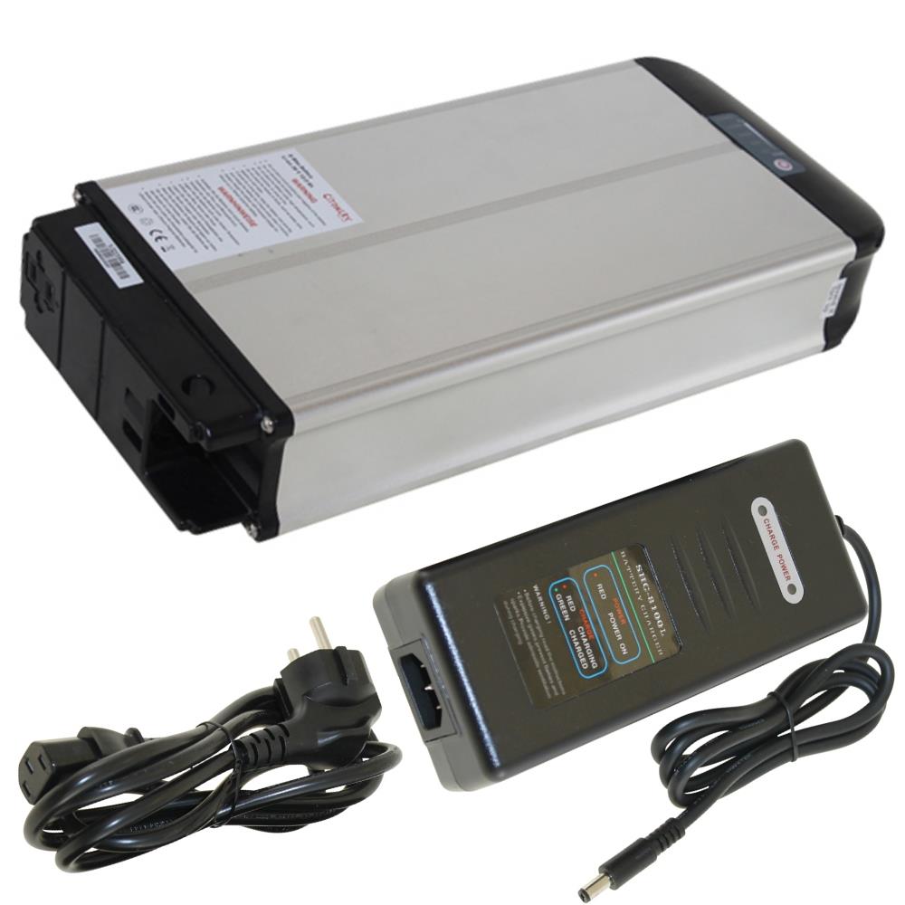 Batterie de vélo LiIon 36V 12Ah avec chargeur Accumulateur Vélo