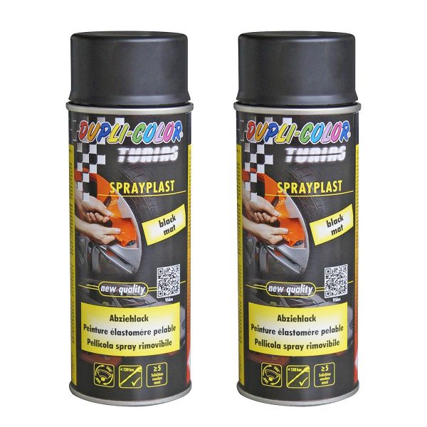 Duplicolor Sprayplast - Sprühfolie schwarz matt 2x 400 ml. (DU3880332_23082908253062)