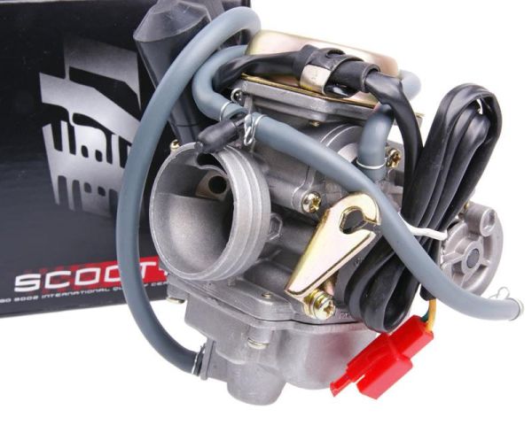 Carburateur Naraku 24 Mm Pour Moteur 85-180 Cc GY6 4 Temps | Compatible Scooter 139QMB, Kymco | Avec Starter Électrique - 11