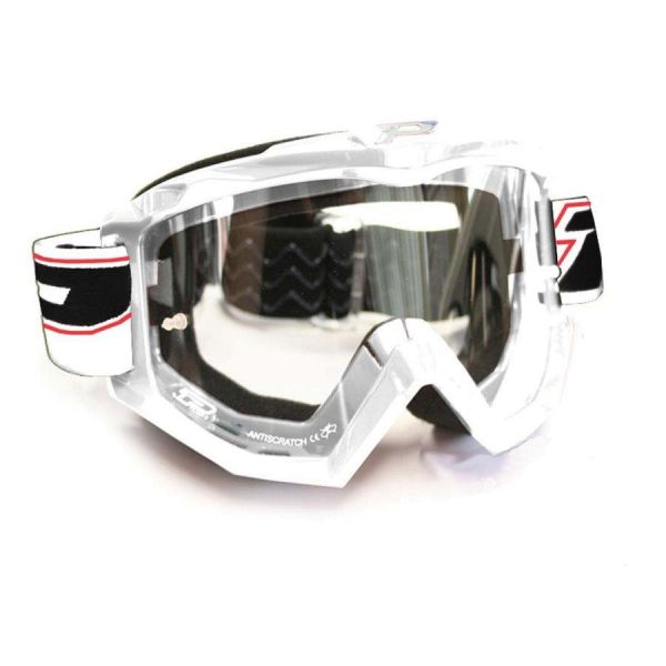 ProGrip Crossbrille Race Line weiß 3201 - Motocross Brille (712.00.00)
