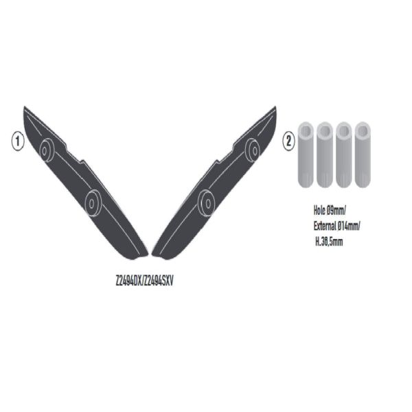 Givi Montagekit Abstandshalter TE6419 für Triumph Trident 660 (2021) (6419KIT)