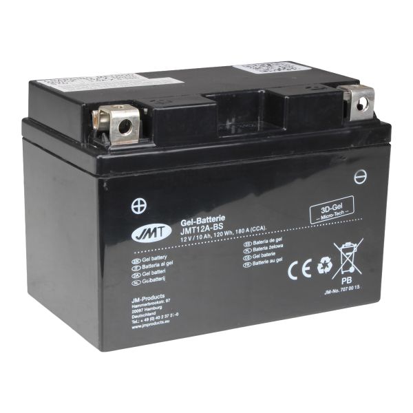 Batterie Motorrad YT12A-BS Gel JMT (113928)