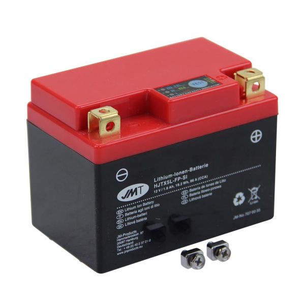 Batterie Lithium Ionen 12V 1,58Ah wartungsfrei HJTX5L-FP für Roller/Motorrad (953391)