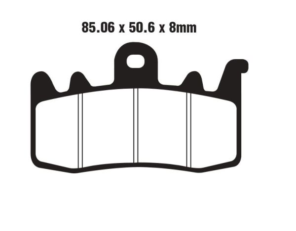 Bremsbeläge, Bremsklötze EBC Typ FA630HH Sintermetall (680461)