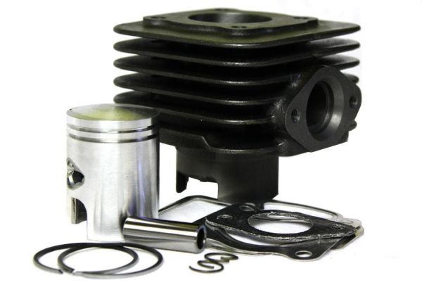 Zylinder Kit 50ccm AC luftgekühlt für Piaggio Motoren, Aprilia, Derbi, Gilera, Italjet, TPH, ZIP, SF (129000)