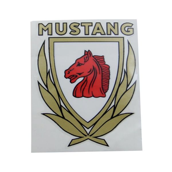 Aufkleber Tank "Logo" 58x74 mm für Mustang Cross Special B TT Super Rocket (187108)