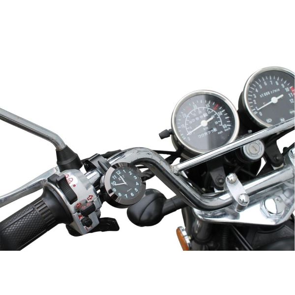 horloge étanche guidon moto montre heure scooter mobylette