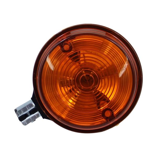 Blinker hinten rund Orange E-Zeichen für Simson S51 S50 SR50 MZ ETZ TS 150 250 (168048)