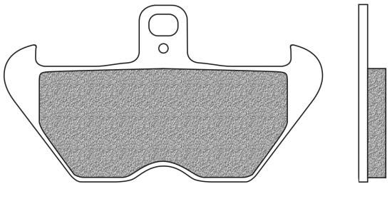 Bremsbeläge vorne organische Version Typ FD.0237 für BMW R 1100 S, R 1100 RS, R 1100 GS, R 850, K 11 (700237)