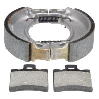 Bremsbeläge Bremsklötze Set für Malaguti F10 F12 Phantom Minarelli AC (1040202_25082015532449)