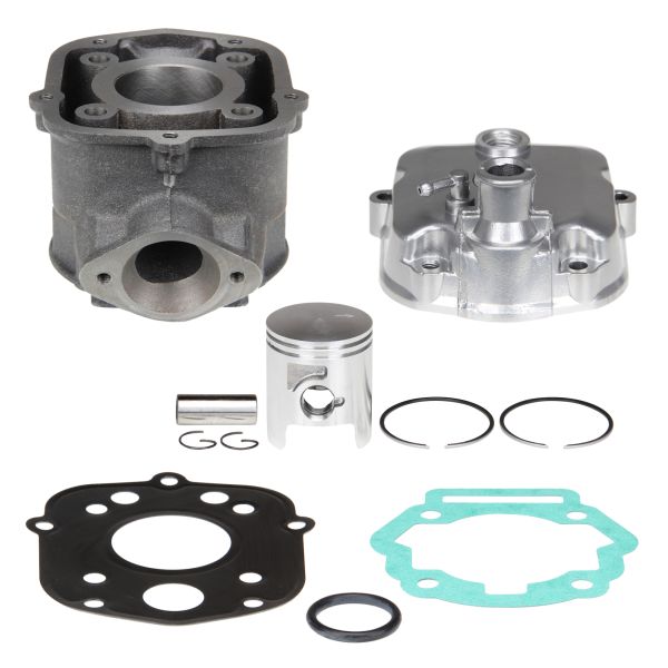 Zylinder Set + Kopf 50ccm 40mm Aprilia RS4 RX SX Derbi GPR Senda Gilera RCR SMT Piaggio (D50B0 Motor) (ab 2006) Euro 3 4 (108061)