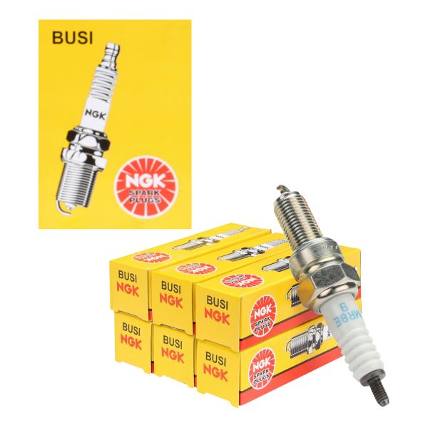 6x Zündkerze MR8E-9 NGK SAE M4, 90527 (1141146)