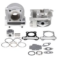 Zylinder Set + Kopf 50ccm 39mm (lange 69,5mm Ventile) (mit SLS) für 4-Takt China GY6 Kymco 139QMB 139QMA Euro 4/5 (107539)