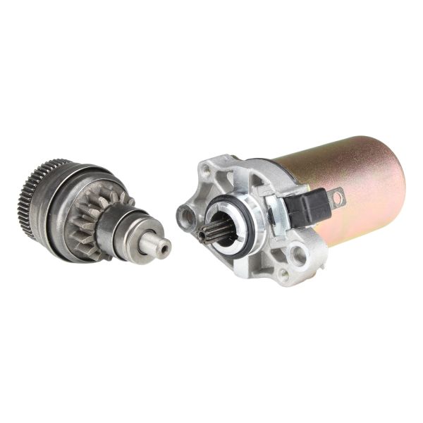 Anlasser + Anlasserfreilauf (14/55Z) für Piaggio 4-Takt / Fly Liberty NRG Zip / Aprilia SR / Vespa ET4 Primavera 50 (114279)