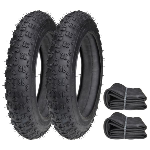 Kenda 2x pneu set 12 pouce poussette 12 1/12 x 2 1/4 62-203 tricycle roller 