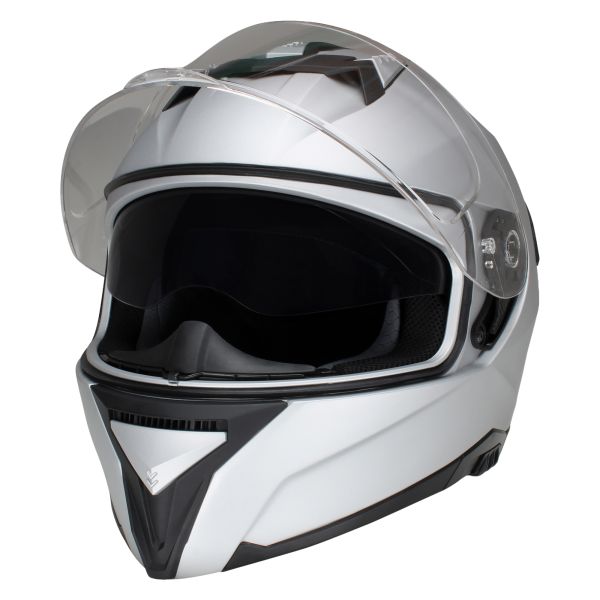 Motorradhelm Integralhelm CMX ARES silber matt  Größe S (13655020)