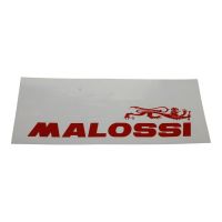 Aufkleber Set "Schriftzug Malossi Red & White L", 225x110 mm, 1 Set = 2 Stück (165493)
