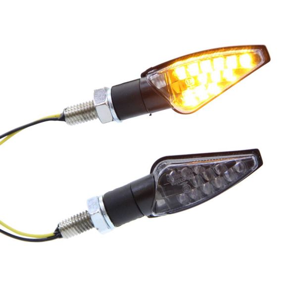 Motorrad LED Blinker Teo schwarz getönt (163380)