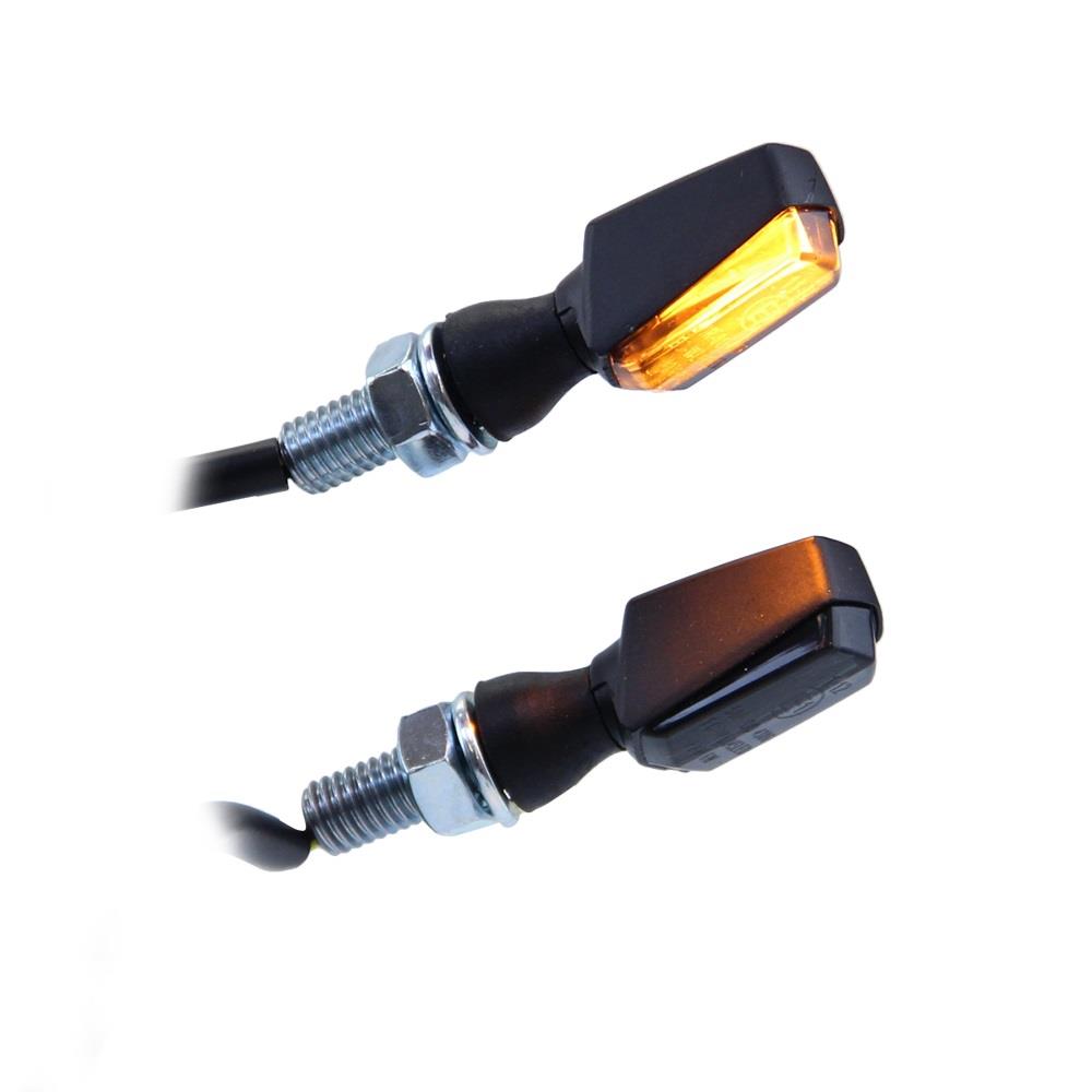 Mini clignotant LED Vision noir teinté avant arrière 12V M8 moto, Clignotants, Eclairage et Clignotants, Universel, Pièces Scooter, Moto,  Maxiscooter, Cyclo et Vélo