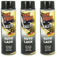 FastFinish Fast Finish Rallye Lack schwarz glänzend 3x 500 ml. (FF2928353_23070513003948)