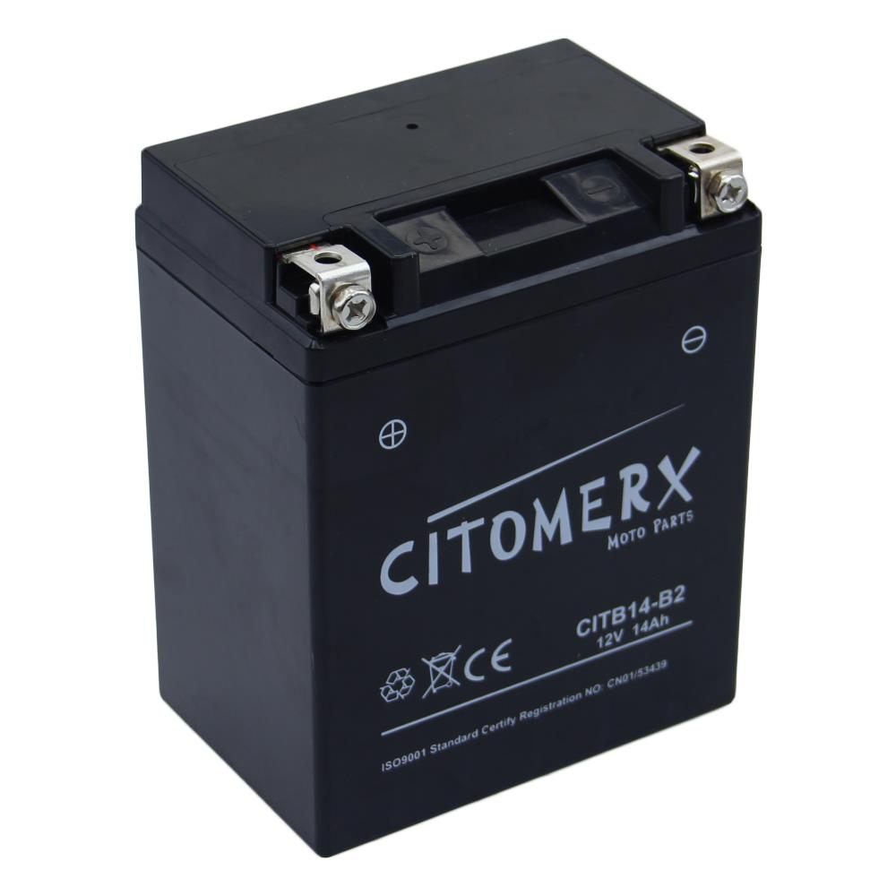 Batterie au gel CITB14-B2, 12V/14 AH, +pôle gauche, YB14-B2 DIN 51414, 12  Volt Batteries gel, Batteries GEL, Batteries & Accessoires, Pièces  Scooter, Moto, Maxiscooter, Cyclo et Vélo