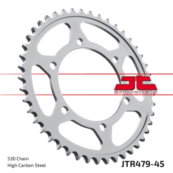 Kettenrad hinten 45 Zähne 530er Teilung z. B. für Suzuki GSX-R 1000 L1-L4 (163440)