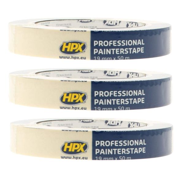Presto HPX Abdeckband weiß 60°, 19 mm, 3x 50m-Rolle (PRMA19503_23053108362484)