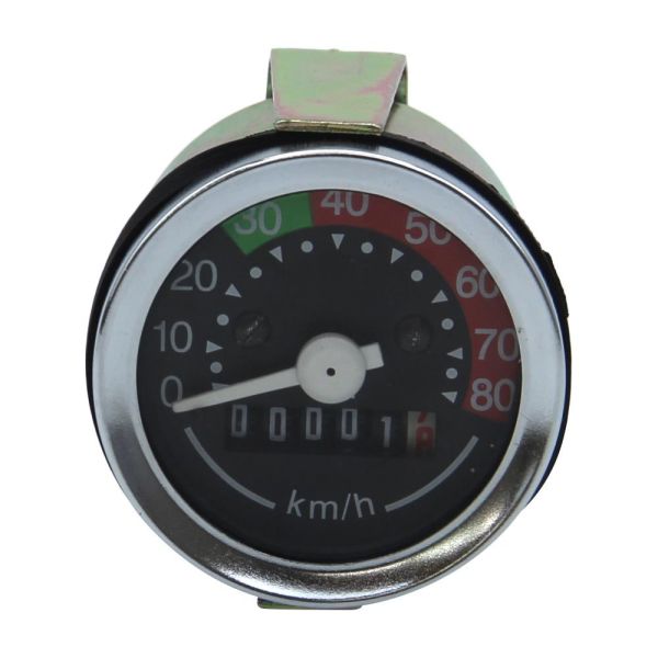 Tacho rund 48mm 0-80 km/h VDO für Zündapp GTS KS C M ZA ZD ZL ZX ZR (186554)