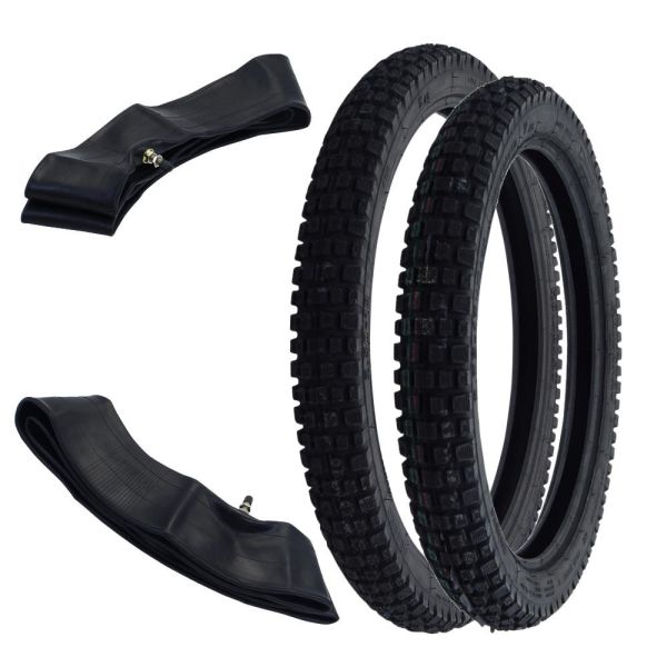 Reifen Set Enduro Motocross Heidenau K46 2.50-19 41M TT vorn + Heidenau K46 2.75-17 47M TT hinten + Schlauch (d0f82582-99bc-4042-99d8-20c8f43cc739)