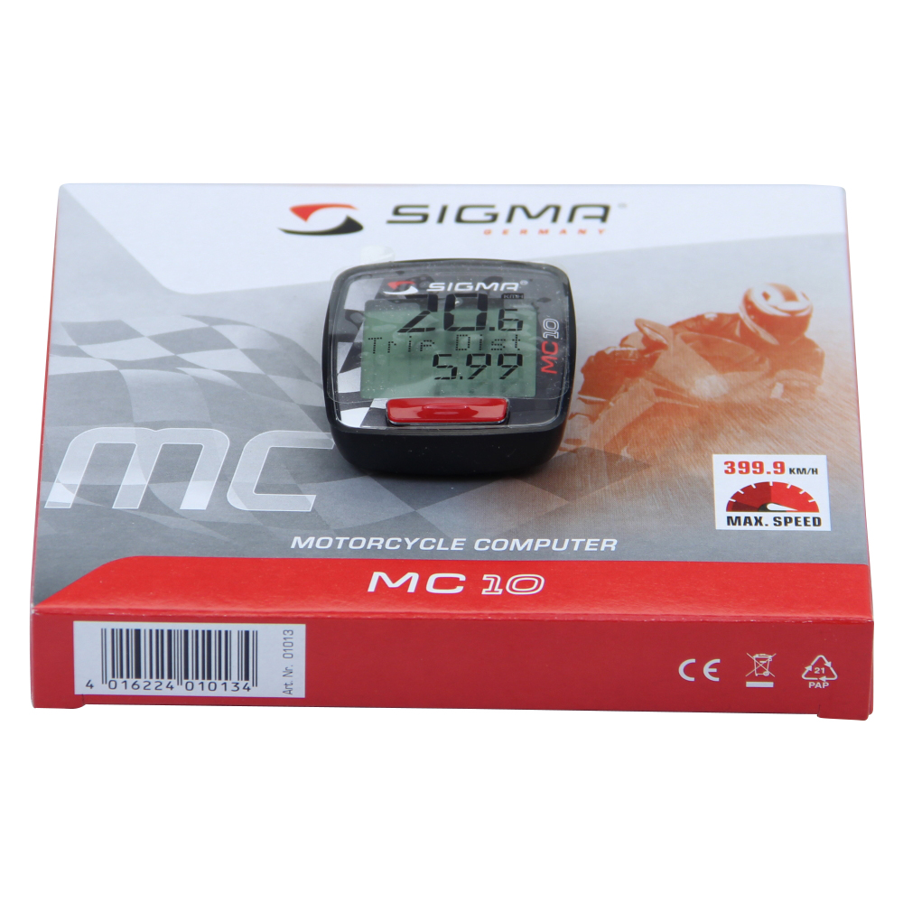 Compteur de vitesse numérique Sigma MC 10 jusqu'à 399 km/h Compteur de moto, Armatures, Leviers, Armatures & Guidon, Compteur de vitesse et  accessoires pour moto, Moto