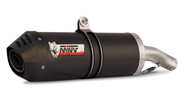 Mivv SPORT Schalldämpfer OVAL SLIP-ON Carbon Cap für MOTO GUZZI GRISO 850 BJ 2006 > 2011 (M.005.LEC)