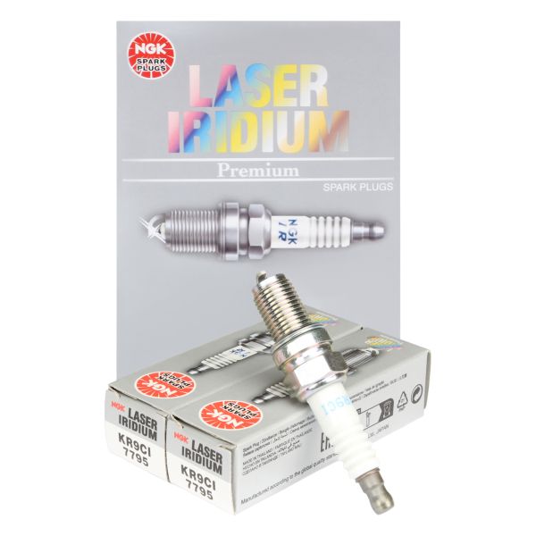 2x Zündkerze KR9CI NGK 7795 SAE fest IRIDIUM4 (9296842)