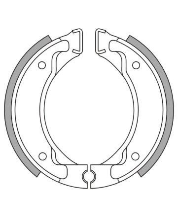 Bremsbacken NewFren Typ GF.1187 (1 Satz a 2 Stück) (801187)