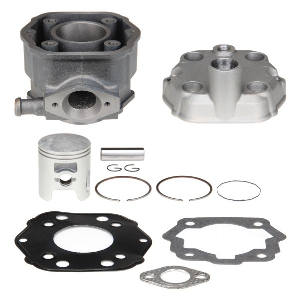 Zylinder Set + Kopf 70ccm 47mm für Derbi GPR Senda / Gilera GPR GSM SMT Zulu / (EBE050 EBS050 Motor) (bis 2006) Euro 2 (108063)