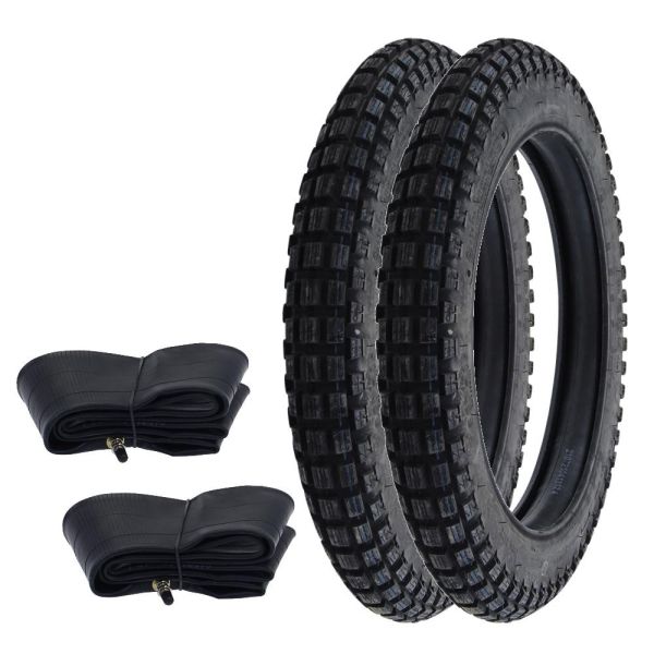 2x Reifen Enduro Motocross Kenda K262 3.00-16 (3 x 16) 43P TT + Schlauch (02a362a1-984f-4f78-8a8b-acfab2333ff0)