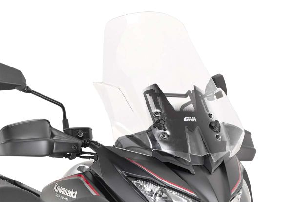 Givi Windschild D4120STG transparent, 475 mm x 480 mm für Kawasaki Versys 1000 (17>18) mit ABE (D4120STG)