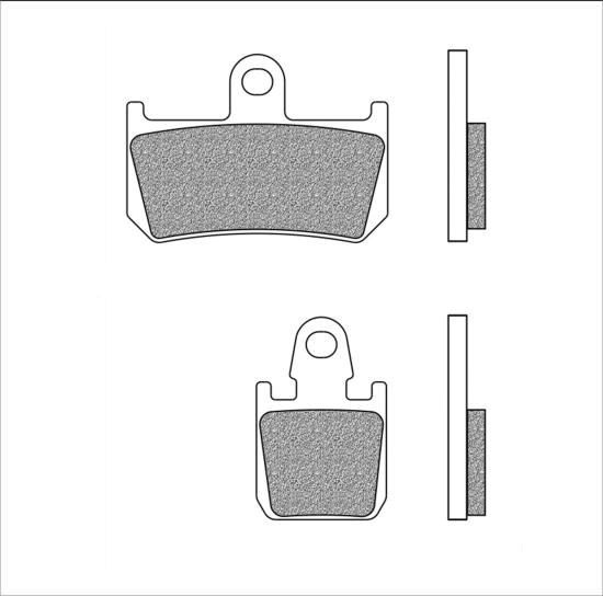 Bremsbeläge vorne Sintermetall Performance S2 Typ FD.0407 für Yamaha MT-01 1700, YZF 1000 R1 (720407)