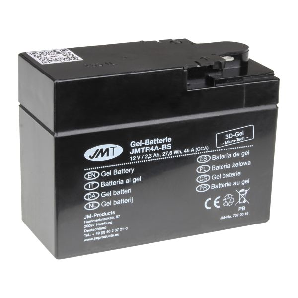 Gel-Batterie für Honda X8R-S(AF49) SJ 50 Bali (AF32) wartungsfrei gefüllt startbereit (inkl Pfand) (113918)