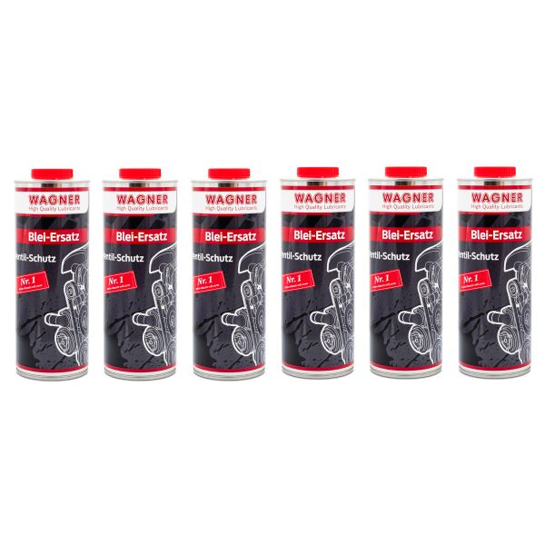 Wagner Bleiersatz 6x 1 Liter – Ventilschutz-Additiv für Oldtimer & 4-Takt-Motoren (20000420016)