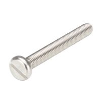 Flachkopfschraube mit Schlitz M6 x 50 V2A Edelstahl DIN 85 (168398)