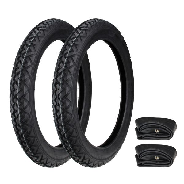 2x Reifen VeeRubber VRM087 2.75-17 (2 3/4 x 17) 46J TT + Schlauch (1022772s1)