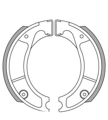 Bremsbacken NewFren Typ GF.1177 (1 Satz a 2 Stück) (801177)