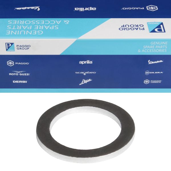 Gasket Oil Drain Plug for Aprilia RSV 1000 Tuono V4 R / RSV4 1000 1100 R RR RF Factory / Tuono 1100 V4 RR Factory - Piag (857147)