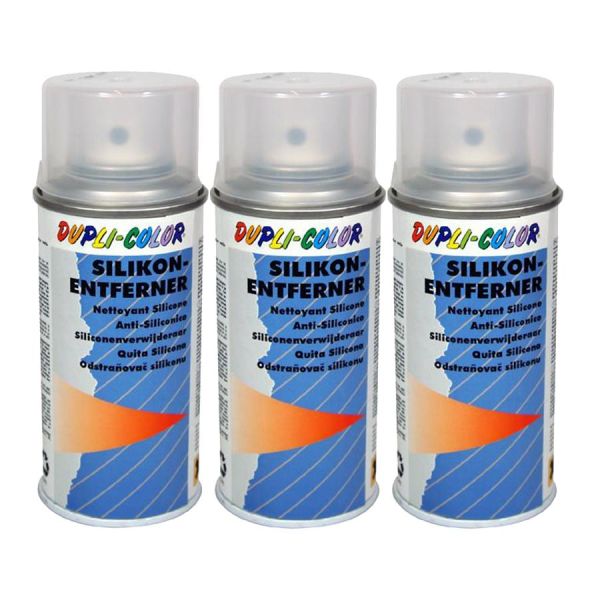 Duplicolor Silikonentferner 3x 150 ml. - Entfernt Öl, Fett, Schmutz, Silikon, Wachs, Teer etc. (DU3754393)